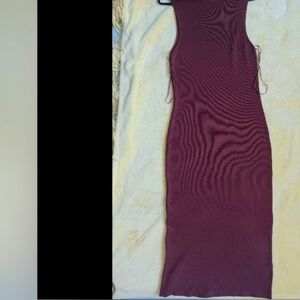 Elegant Brown Sleeveless Dress